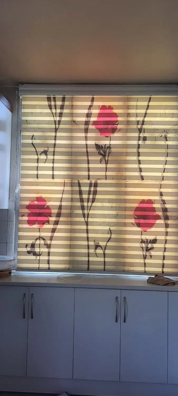 پرده زبرا|پرده، رانر، رومیزی|تهران, شهرک ولیعصر شمالی|دیوار