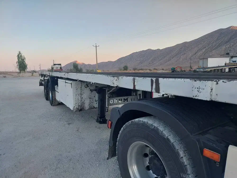 فروش کفی دو محور شرکتی اروم تریلر ۱۲/۶۰|خودرو سنگین|جهرم, |دیوار