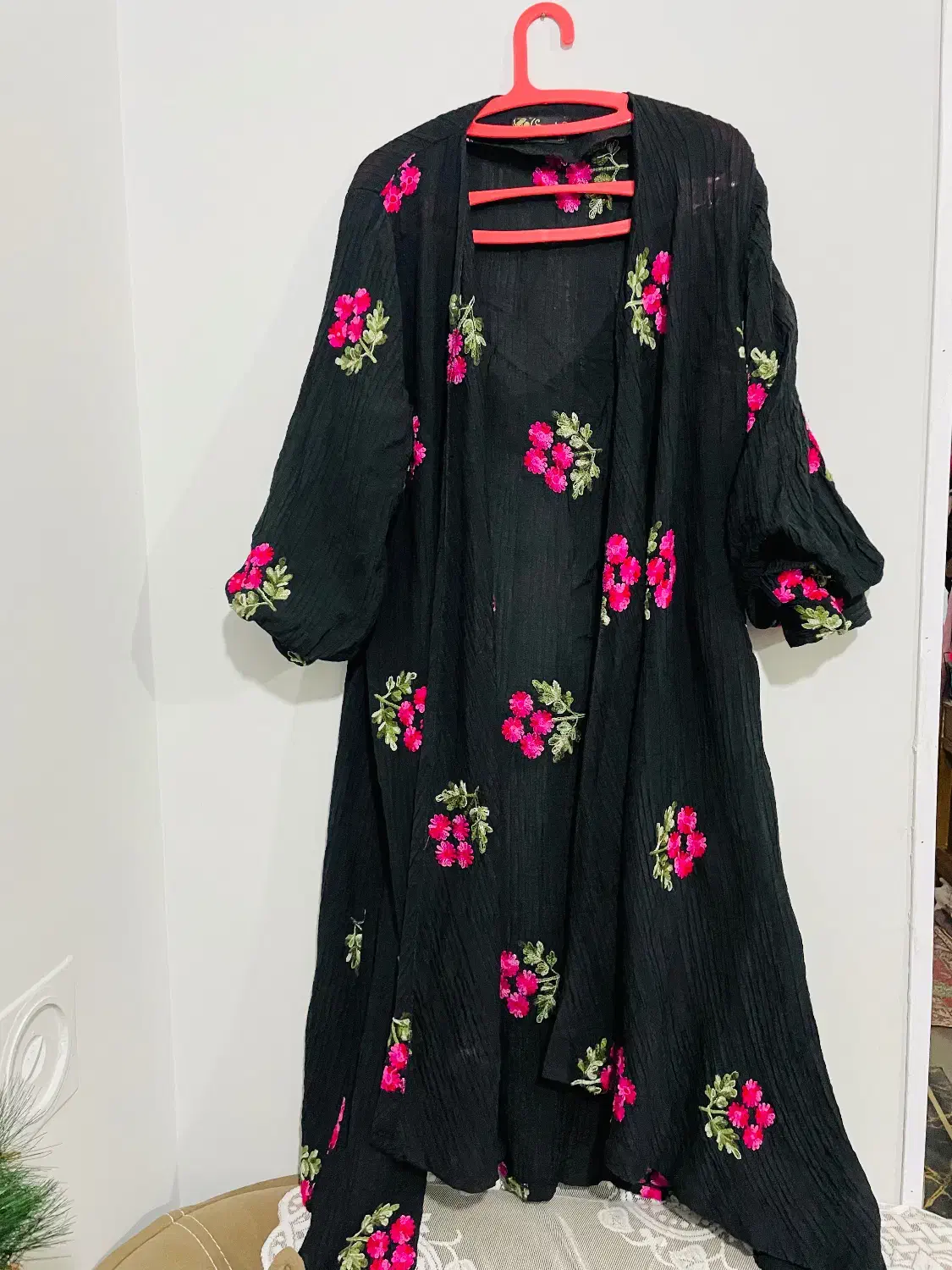 مانتو دامن بافت کراپ سوزندوزی|لباس|بوشهر, |دیوار