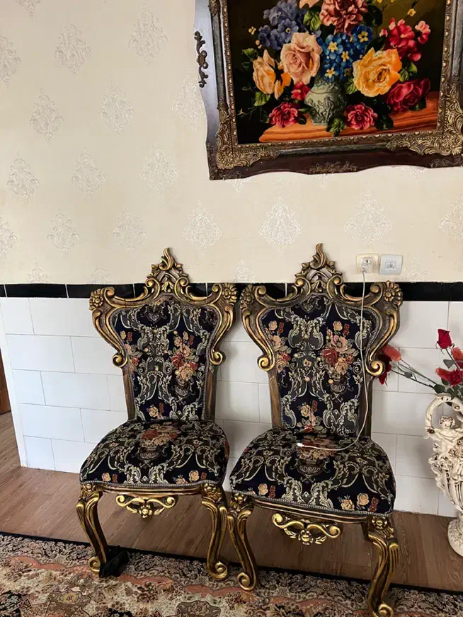 مبل ۹نفره سلطنتی|مبلمان خانگی و میز عسلی|آبیک, |دیوار