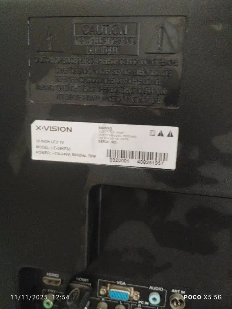 LED FULL HD XVISION40 اینچ|تلویزیون و پروژکتور|قرچک, شهرک طلائیه|دیوار