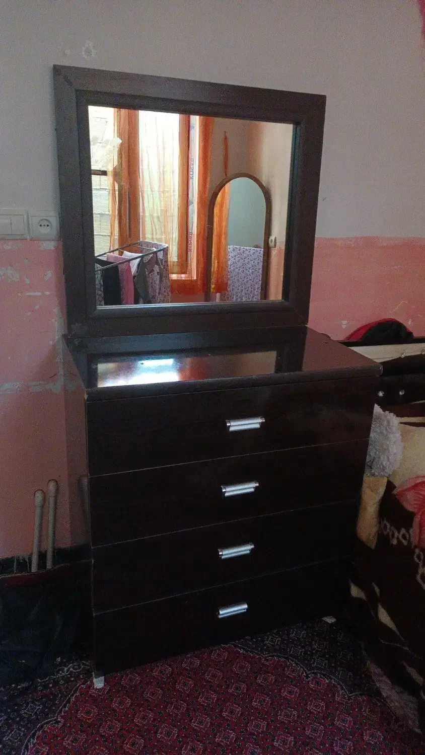 درآور و آینه|تخت و سرویس خواب|جوانرود, |دیوار