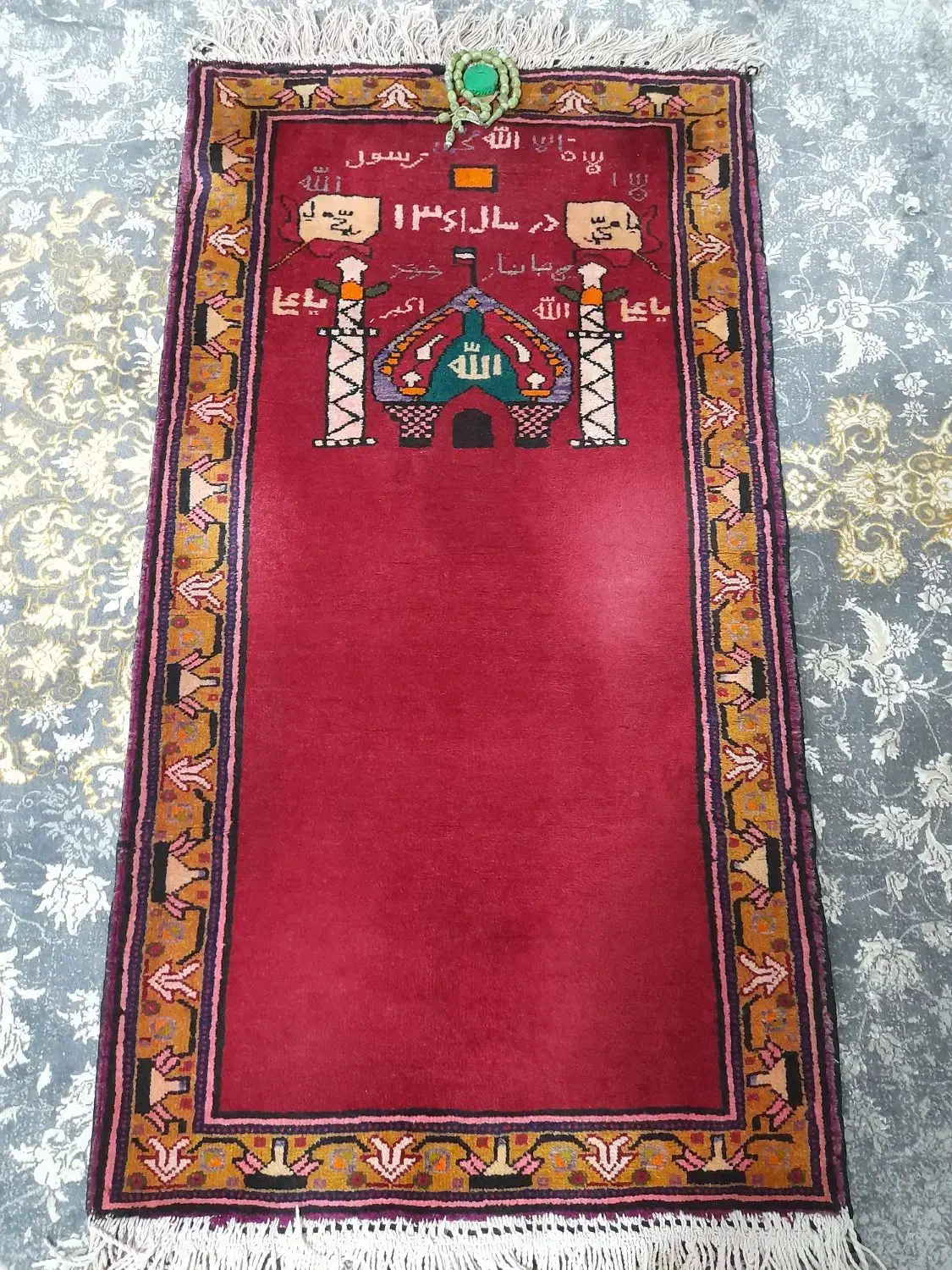 سلام قالیچه دست باف دو تا بوده یکی هسته خریدار ت|فرش|زاهدان, |دیوار