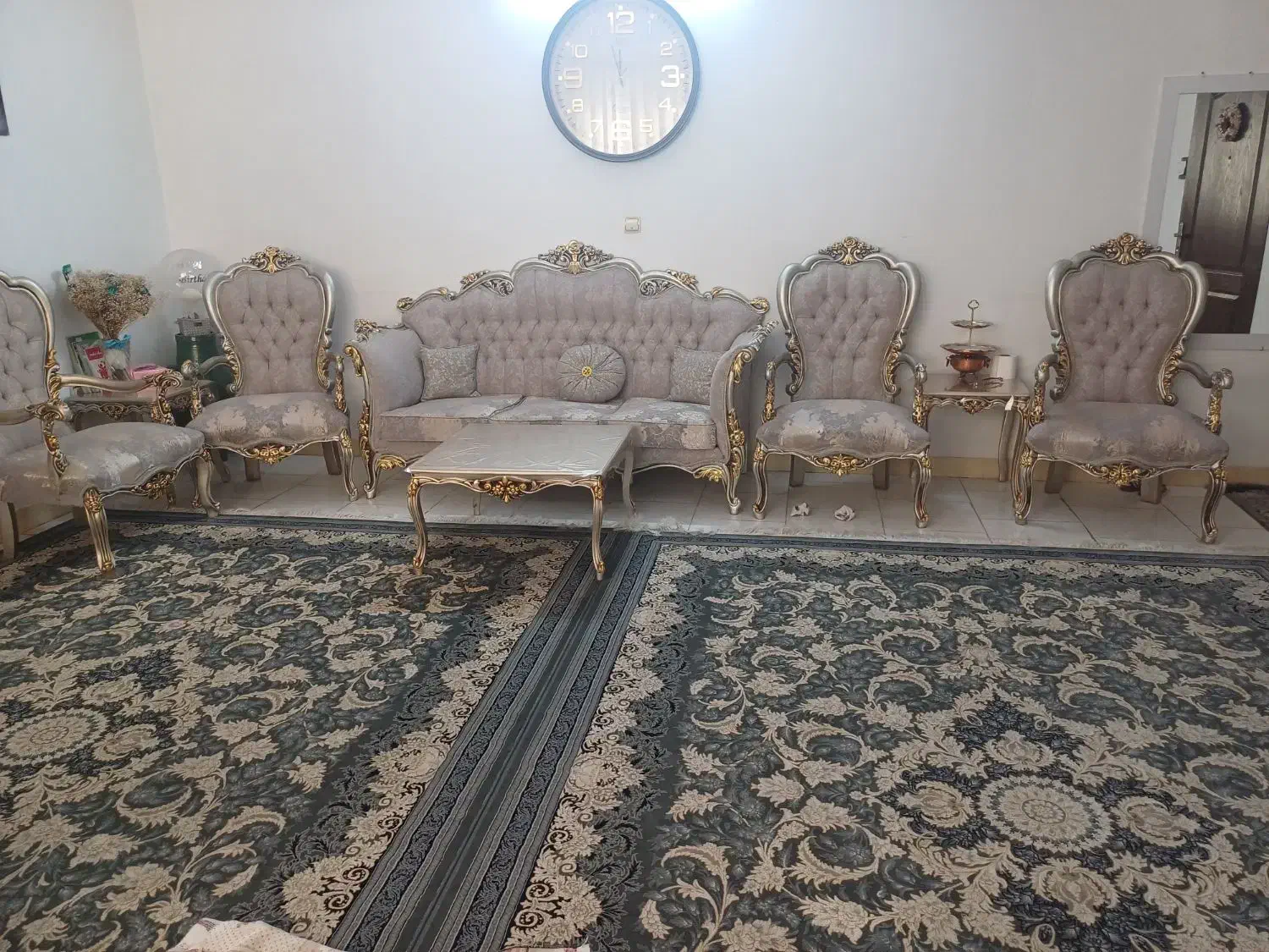 مبلمان ۹ نفره نو|مبلمان خانگی و میز عسلی|پاکدشت, پاکدشت (مامازند)|دیوار