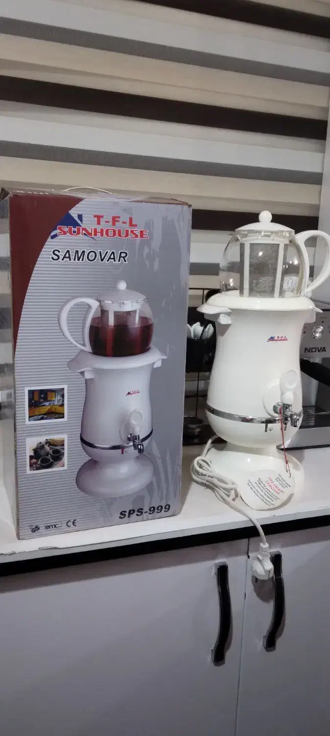 سماور برقی تفال اصل باموتور عالی|سماور، چای‌ساز، قهوه‌ساز|بروجرد, |دیوار