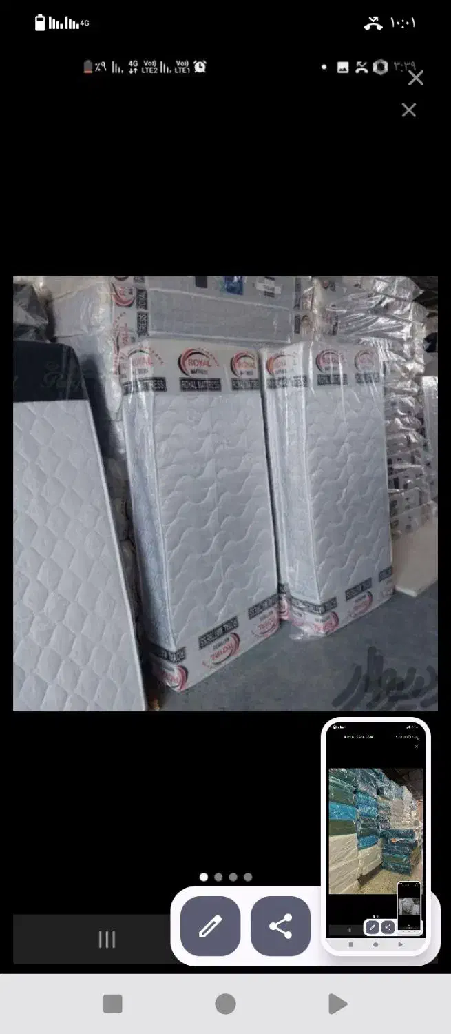 تشک انفره و ۲نفره نو سمساری کوهکن ارتش ۳۰|تشک تختخواب|زابل, |دیوار