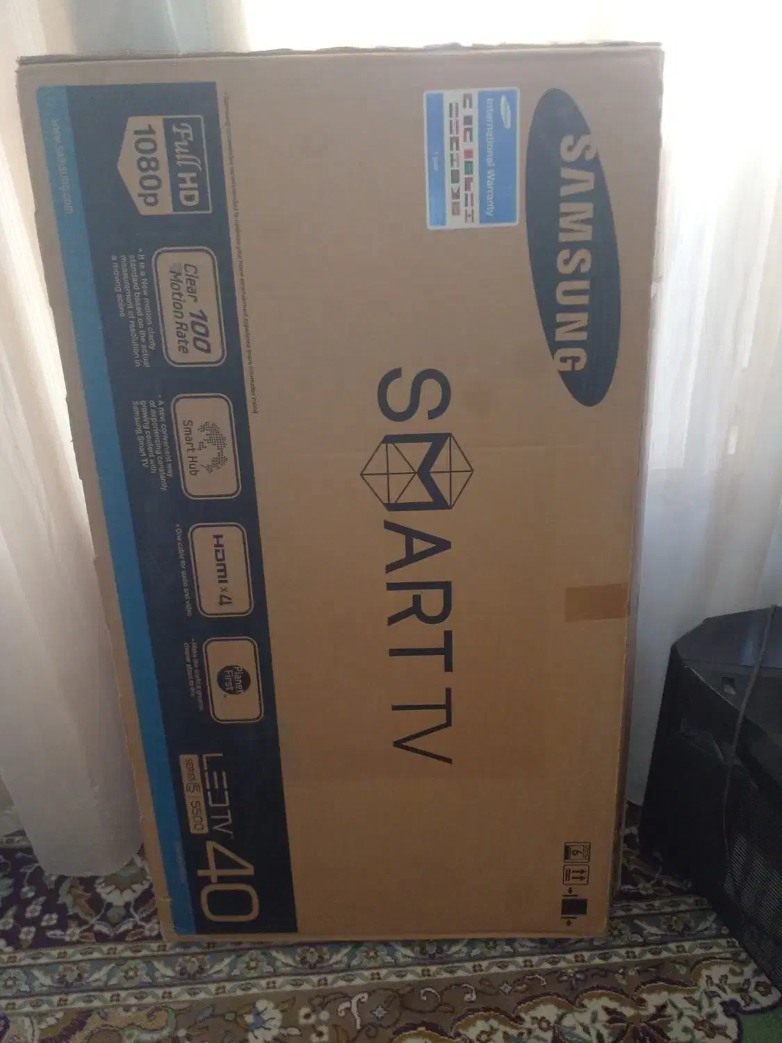 تلویزیون ال ای دی ۴۰ اینچ سامسونگ اسمارت|تلویزیون و پروژکتور|سبزوار, پاسداران|دیوار