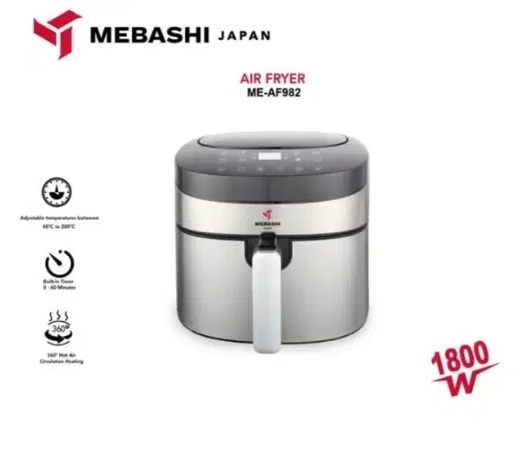 سرخ‌کن بدون روغن استیل MEBASHI اصل ژاپن|اجاق گاز و لوازم برقی پخت‌وپز|رشت, منظریه|دیوار