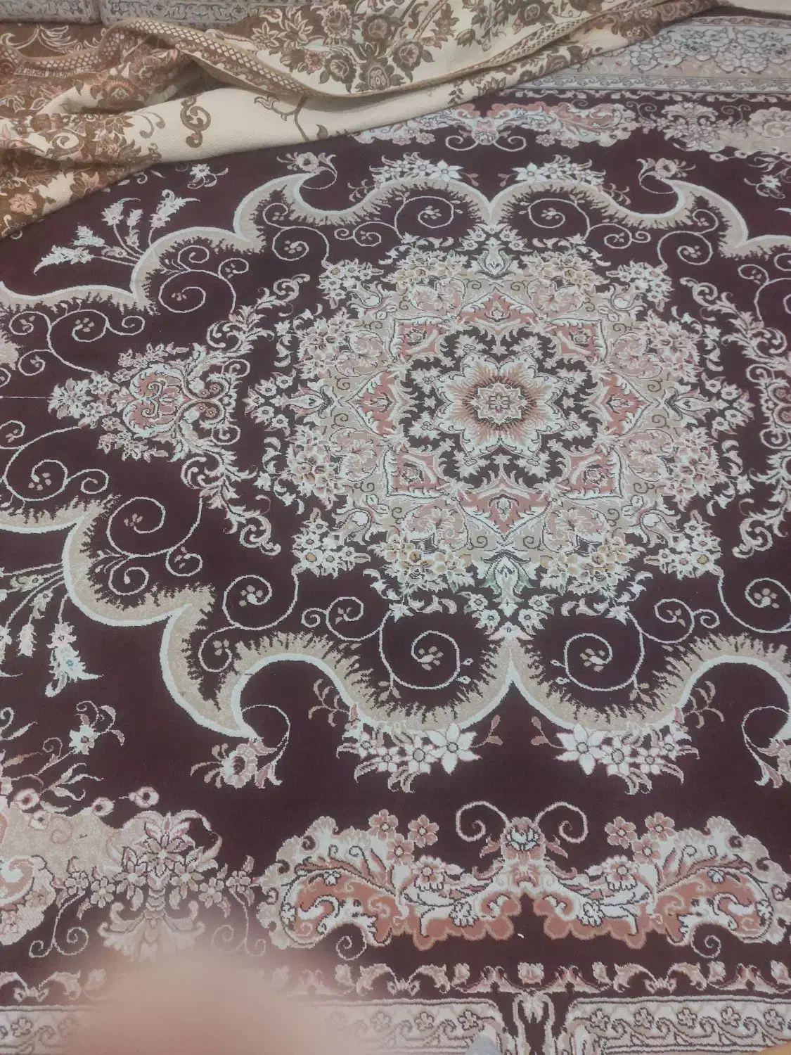 قالی 12متری بدون سوختگی و پارگی تازه شستمش|فرش|کامیاران, |دیوار