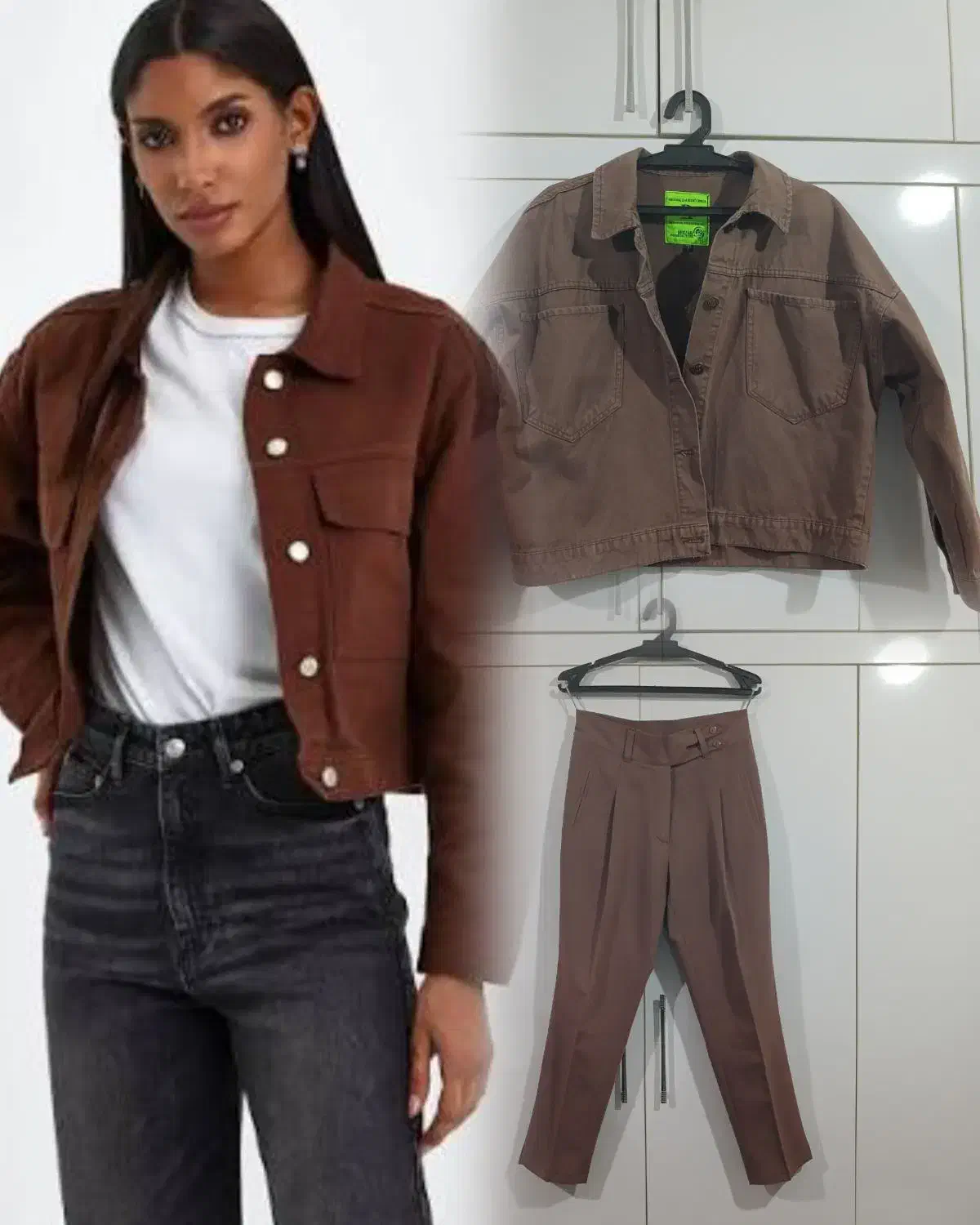 ست کت و شلوار قهوه ای|لباس|اردبیل, |دیوار