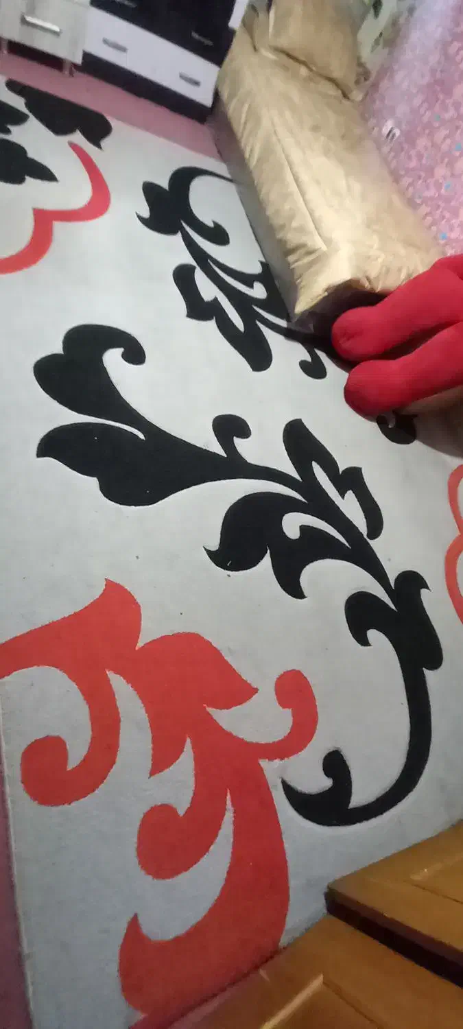 فرش اتاق جنس عالی و ضخیم وبا طرح قشنگ|فرش|قم, قلعه کامکار|دیوار