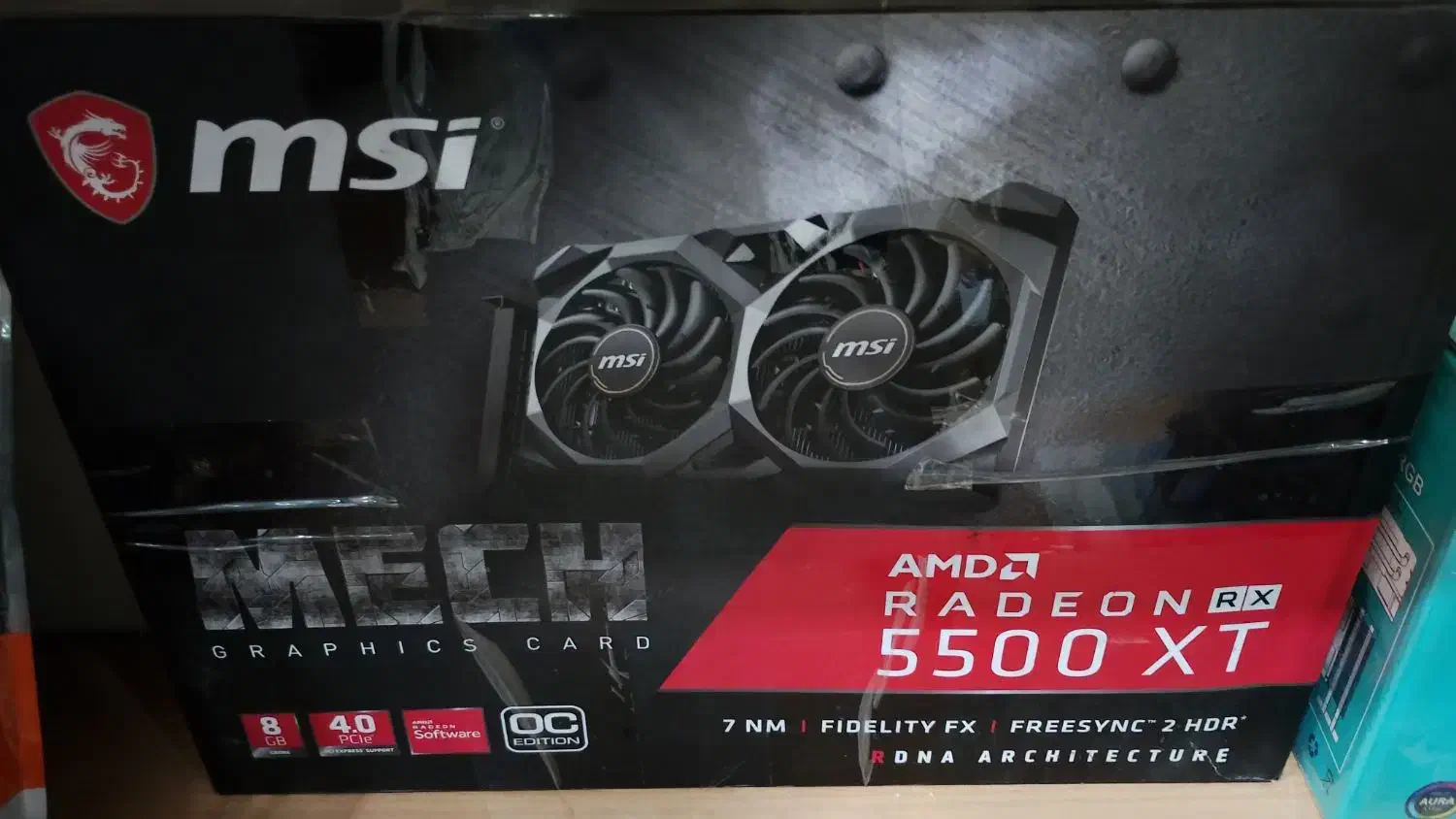 msi rx 5500xt|قطعات و لوازم جانبی رایانه|اصفهان, شهرستان|دیوار