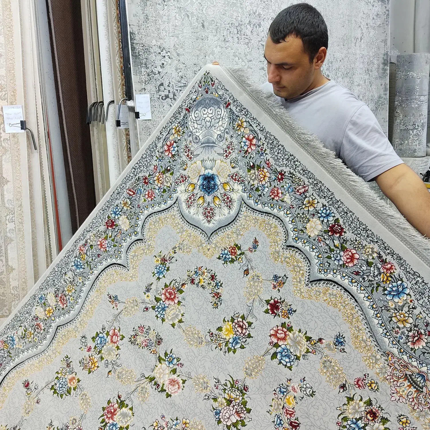 فرش۷۰۰شانه لاویا سیلور اکبند|فرش|قدس, شهرقدس|دیوار