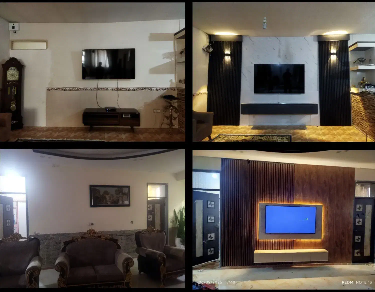 اجرای ویژه TV وال ترموال ماربل گرین وال دیوار پوش|مصالح و تجهیزات ساختمان|کرمانشاه, |دیوار