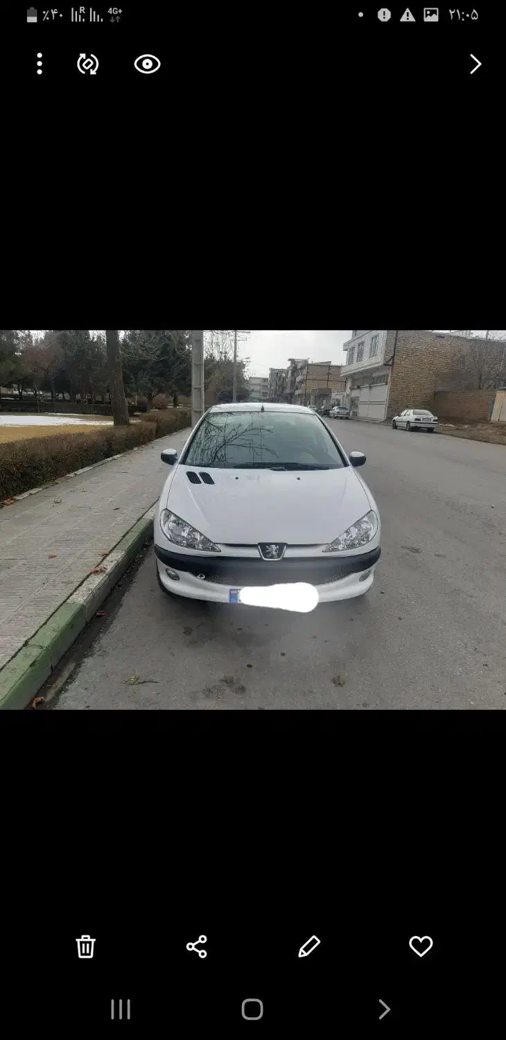 پژو ۲۰۶صندوقدار v8بی رنگ|خودرو سواری و وانت|ارومیه, |دیوار