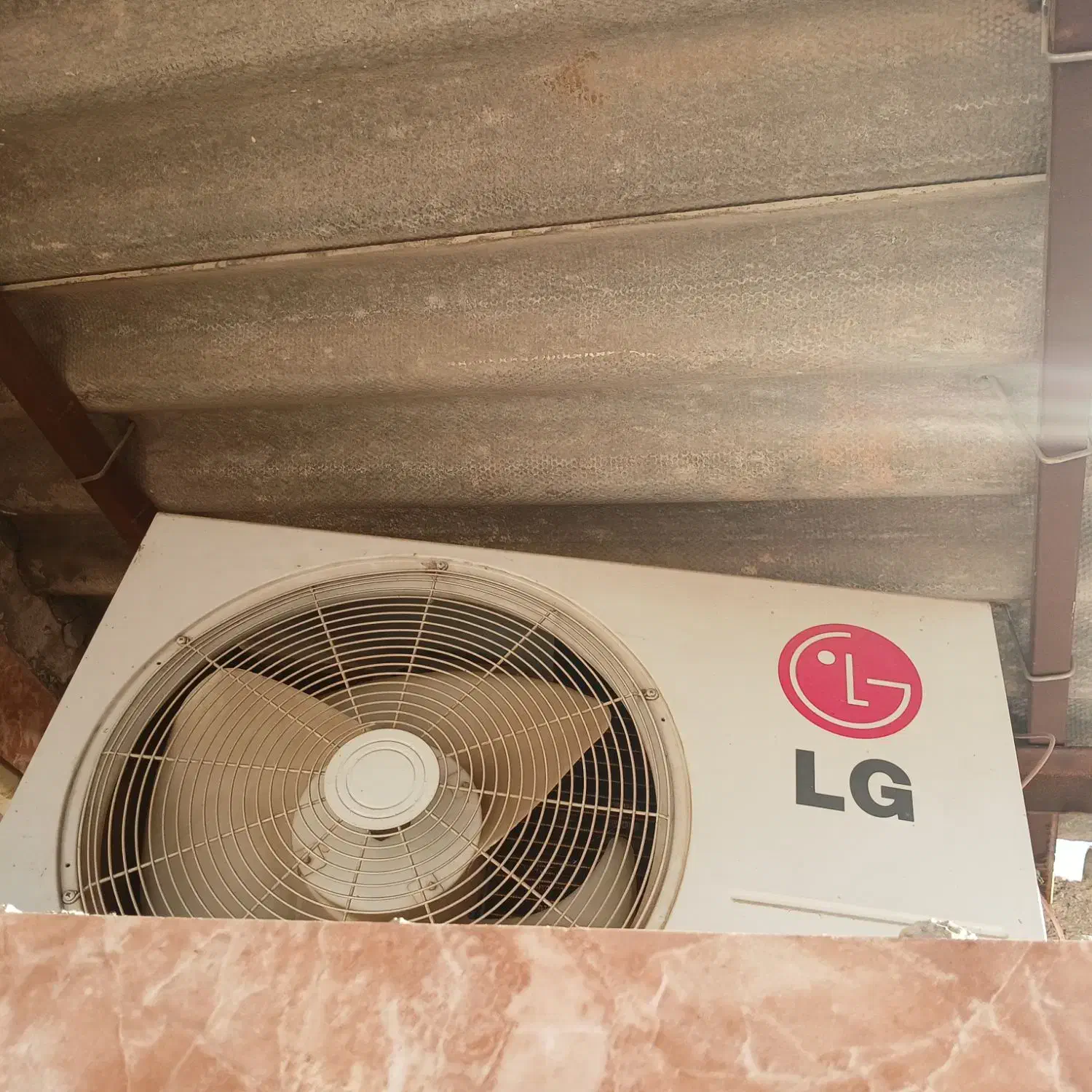 اسپیلت ۲۴هزار ال جی موتور سوخته|کولر گازی و فنکوئل|قرق, |دیوار