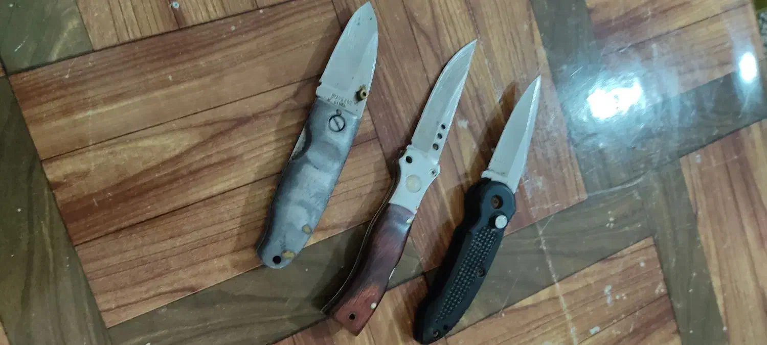 سه عدد چاقوی جیبی|کوهنوردی و کمپینگ|رشت, حمیدیان|دیوار