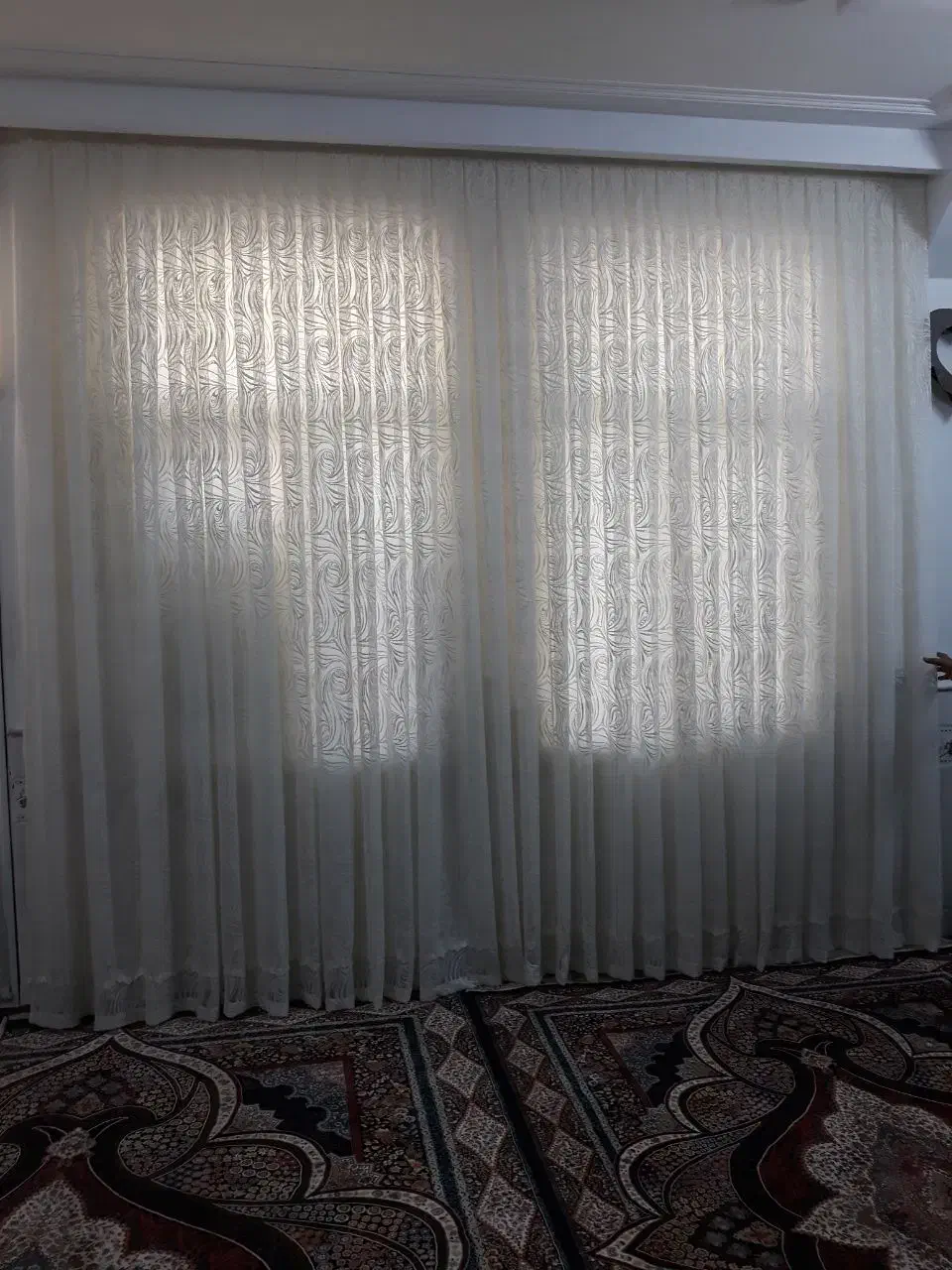 پرده|پرده، رانر، رومیزی|قم, امامزاده ابراهیم|دیوار