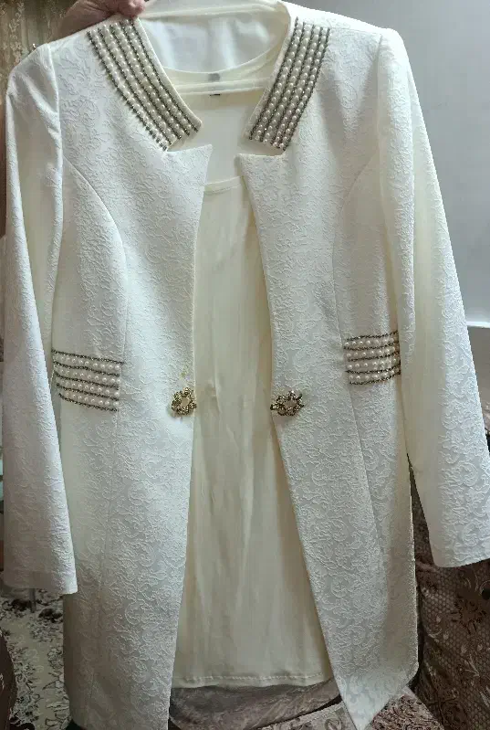 کت تک سفید مناسب عروس و‌مهمانی|لباس|اراک, |دیوار