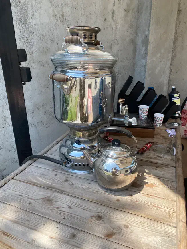 سماور گازی ۱۲ لیتری|قوری، کتری، قهوهساز دستی|نوشهر, |دیوار