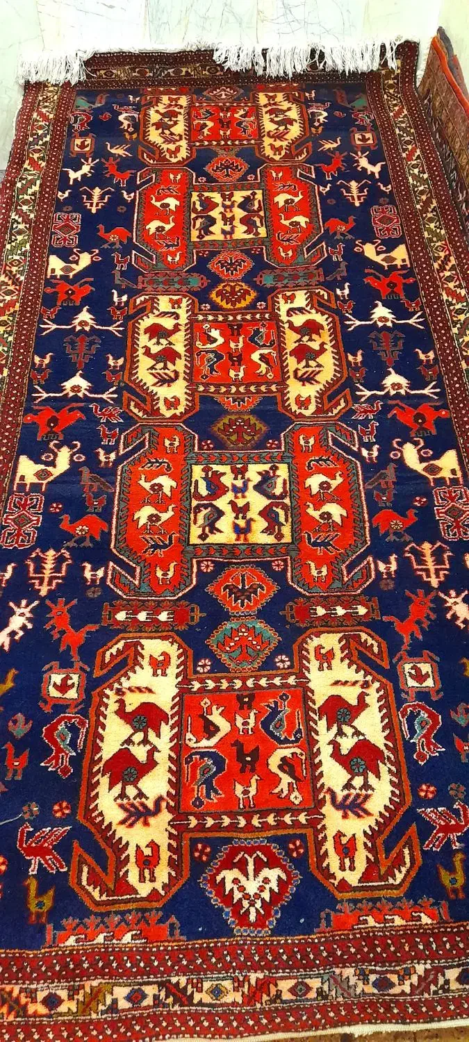 کناره دستبافت ardabil|فرش|اردبیل, |دیوار