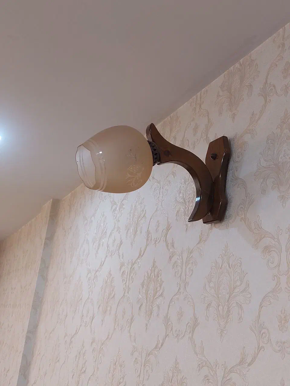 لوستر چوبی|لوستر و چراغ آویز|مشهد, فرهنگیان (شهرک غرب)|دیوار