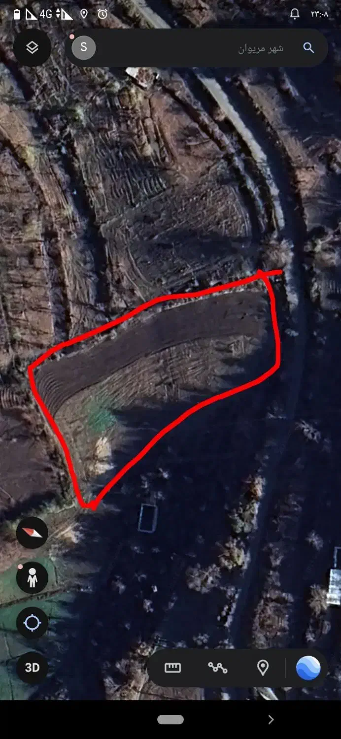 فروش زمین کشاورزی روستای قلعه گاه|فروش زمین و ملک کلنگی|سروآباد, |دیوار