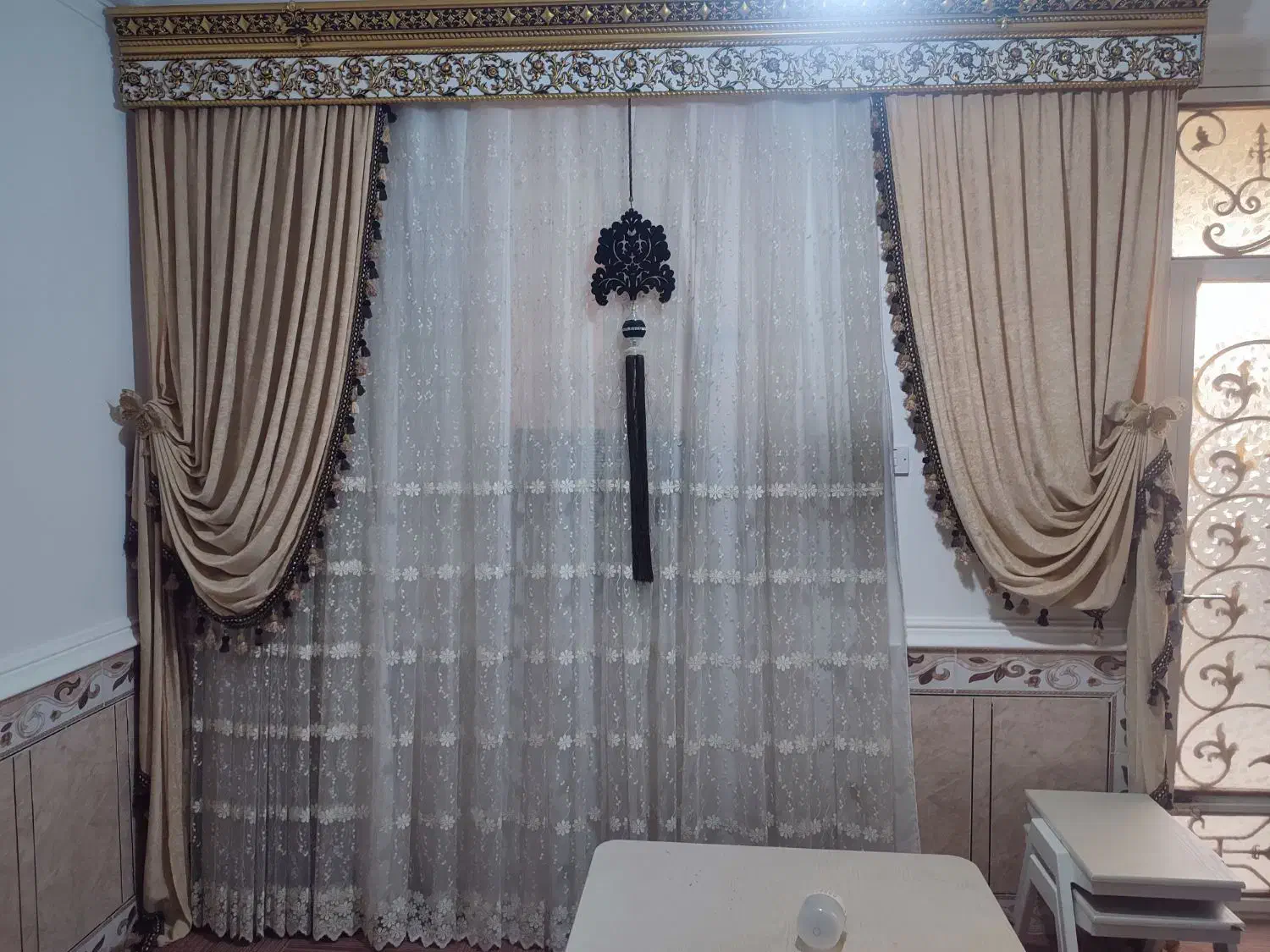 پرده بزرگ|پرده، رانر، رومیزی|بندر کنگان, |دیوار