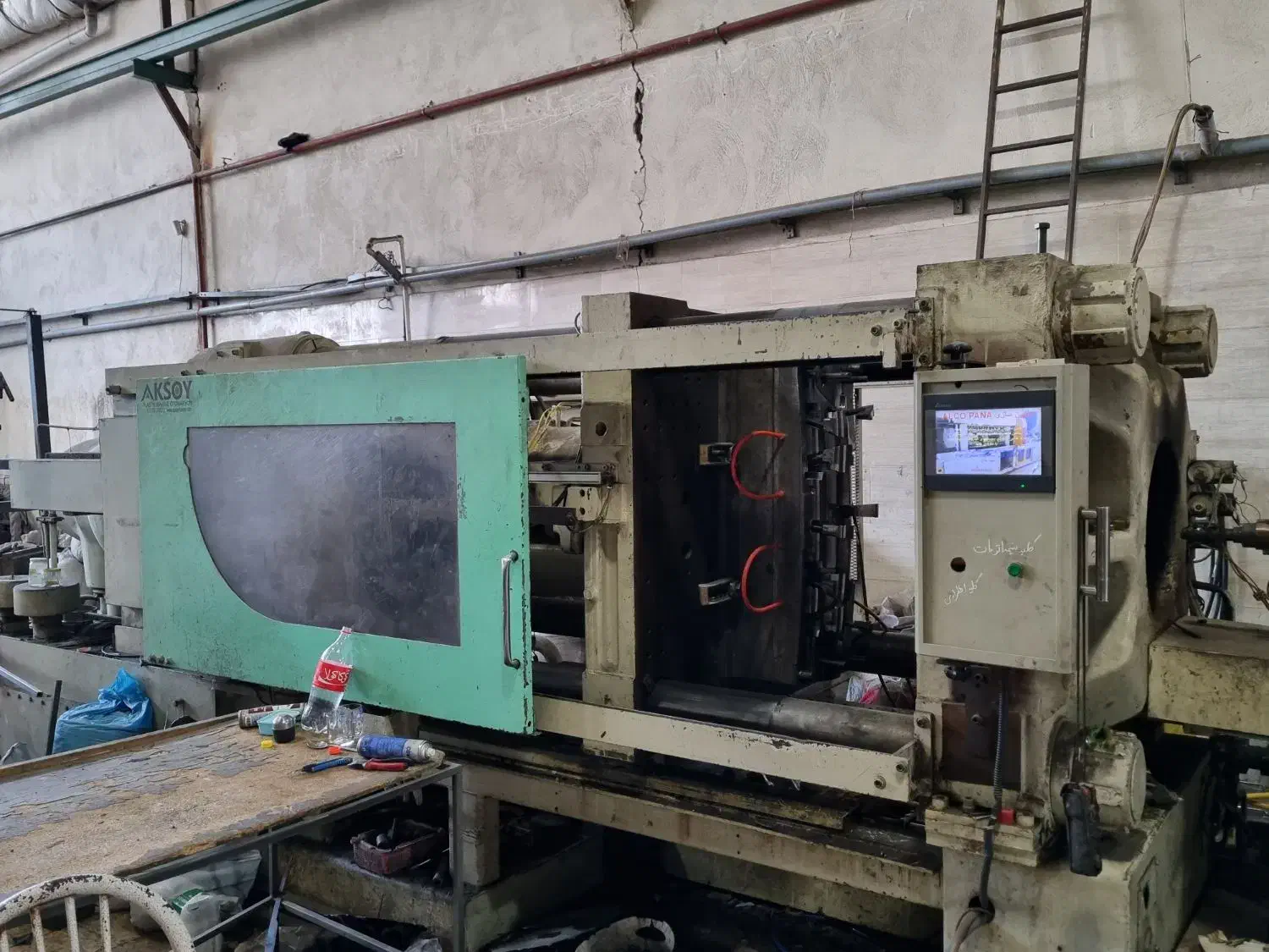 فروش دستگاه تزریق میتسوبیشی ژاپن ۵۵۰تن|ماشینآلات صنعتی|خسروشاه, |دیوار