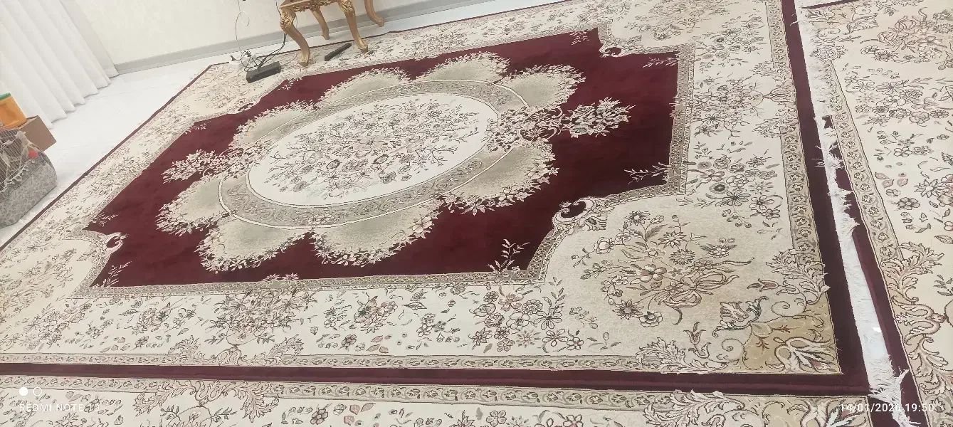 فرش ۱۲متری تمیز|فرش|سامان, |دیوار