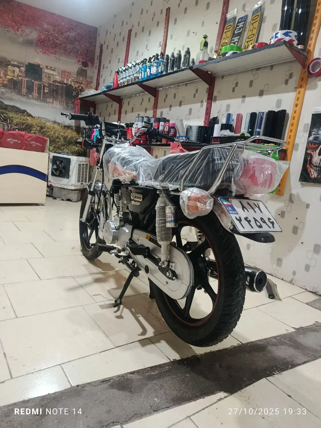 موتور ۲۰۰باسل خشک کارخونه|موتورسیکلت|ریگان, |دیوار