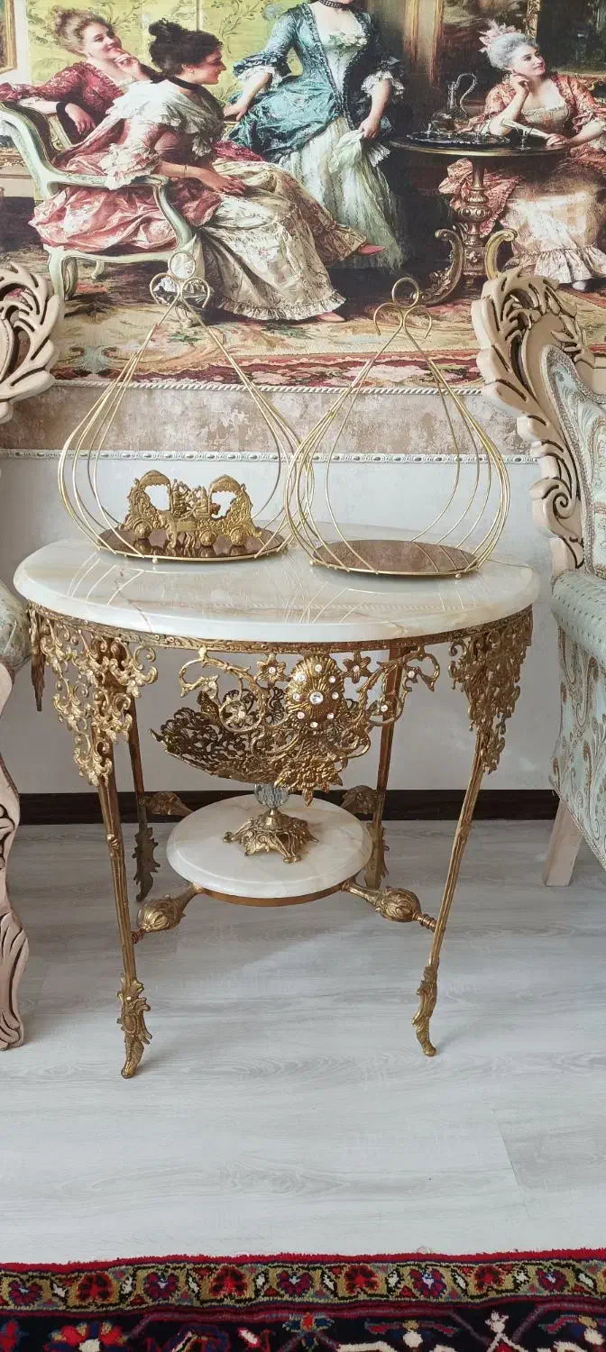 میز برنز 80|صنایع دستی و سایر لوازم تزئینی|تبریز, |دیوار