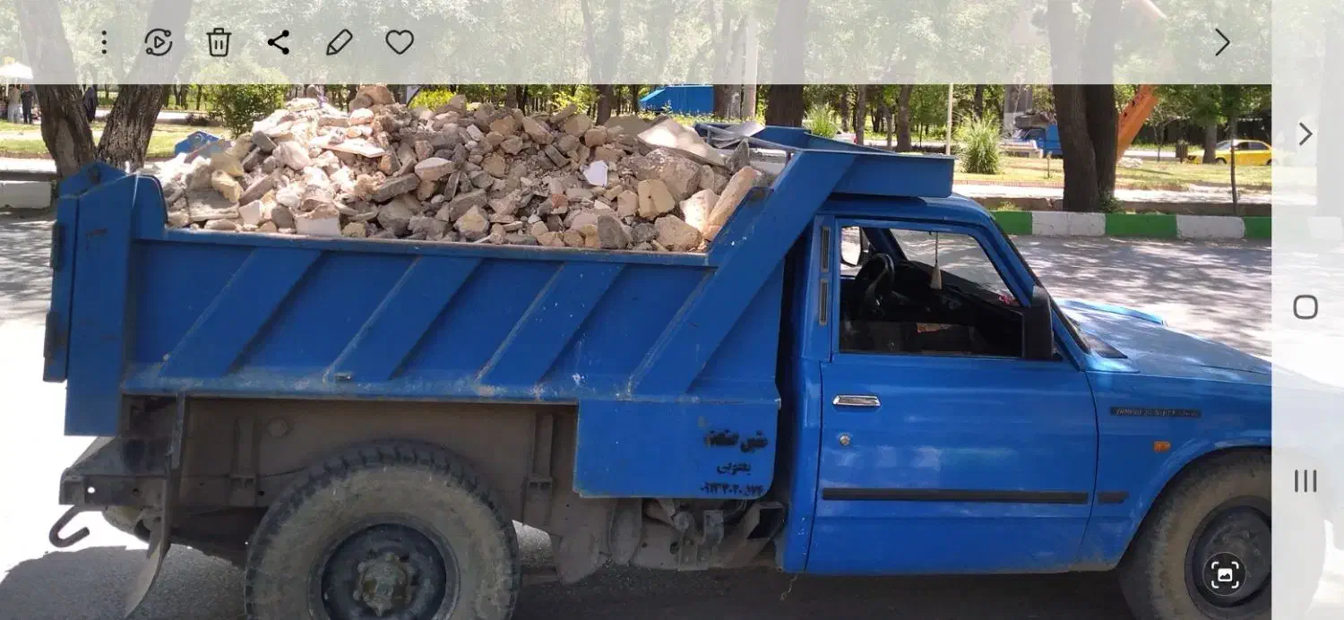 حمله نخاله و مصالح ساختمانی با نیسان کمپرسی|خدمات حمل و نقل|کرمانشاه, |دیوار