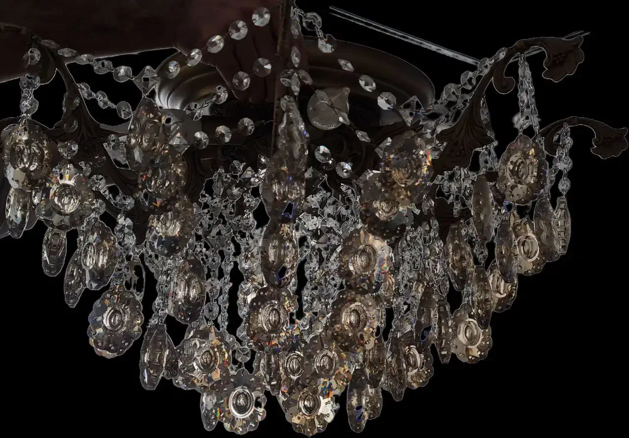 دو عدد لوستر سقفی برنجی|لوستر و چراغ آویز|سنندج, |دیوار