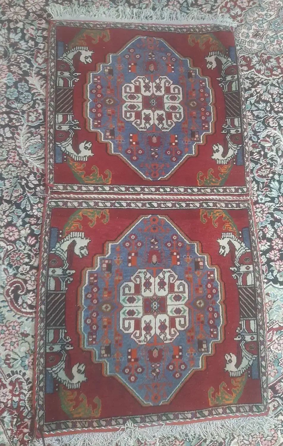 قالیچه دستباف|فرش|کرمان, |دیوار