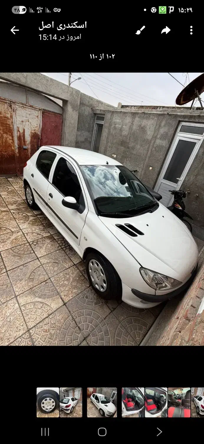 ۲۰۶تیپ۳ مدل ۸۱|خودرو سواری و وانت|ملکان, |دیوار