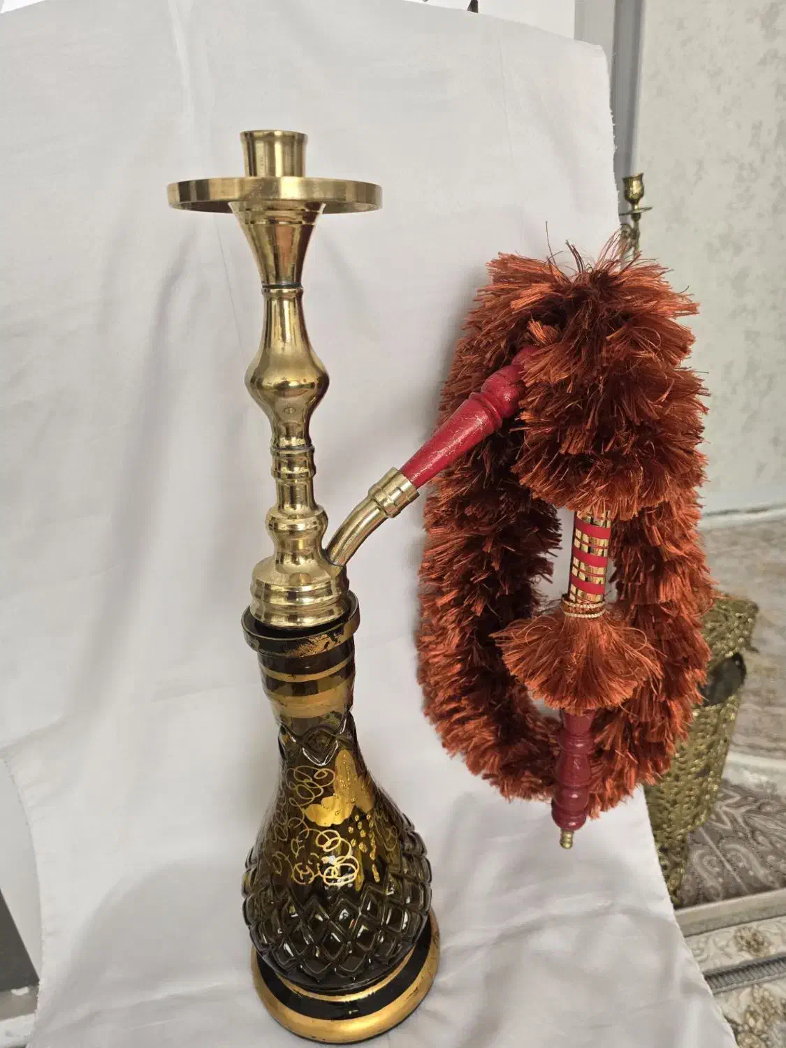 قلیان برنزی|صنایع دستی و سایر لوازم تزئینی|سهند, |دیوار