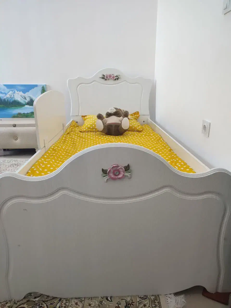 تخت آپادانا مدل پرنسس|تخت و سرویس خواب|سنگر, |دیوار