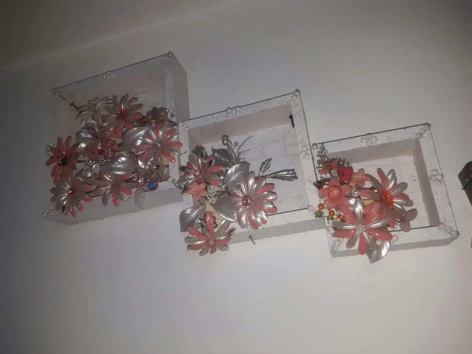 گلهای کربیستالی|گل مصنوعی|سنندج, |دیوار