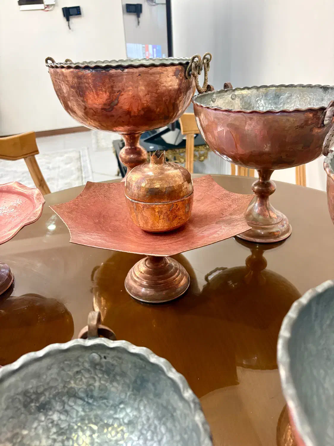 سرویس مسی|ظروف سرو و پذیرایی|تهران, شهرک ولیعصر شمالی|دیوار