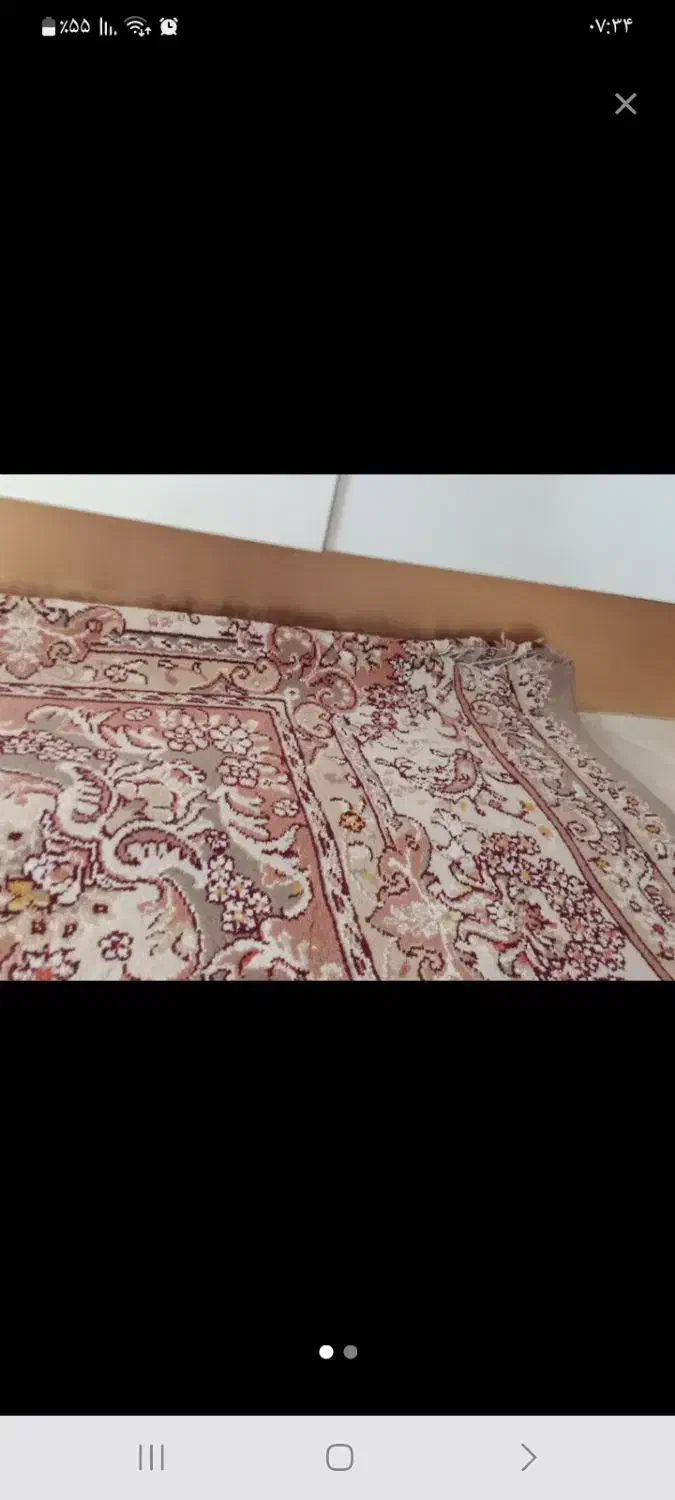 دو قطعه فرش ۶ متری نگین مشهد کار کرده|فرش|بروجرد, |دیوار