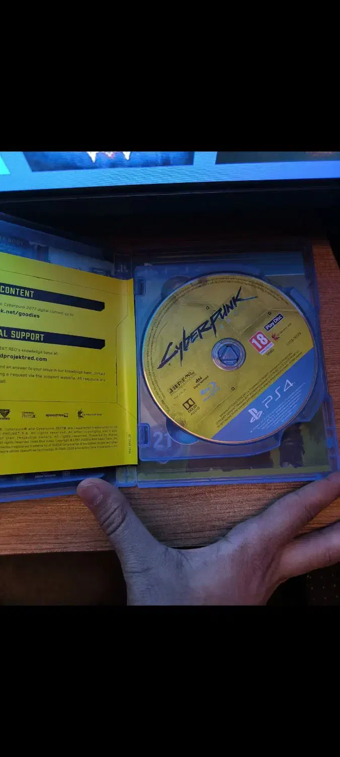 دیسک بازی cyberpunk 2077 برای ps4|کنسول، بازی ویدئویی و آنلاین|زاهدان, |دیوار