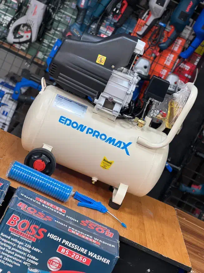 کمپرسور پمپ باد ۵۰ لیتری روغنی پرومکس ادون|ابزارآلات|تهران, حسن‌آباد|دیوار