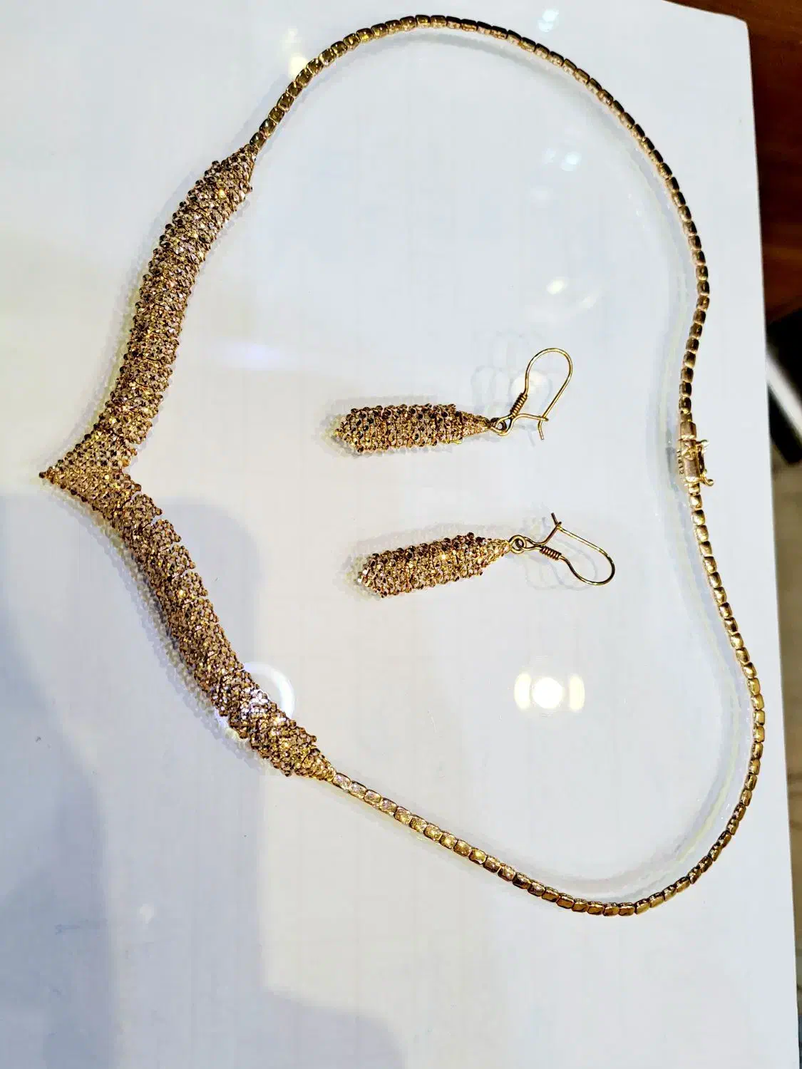 نیم ست و زنجیر های طلا بدون اجرت|جواهرات|قدس, شهرقدس|دیوار