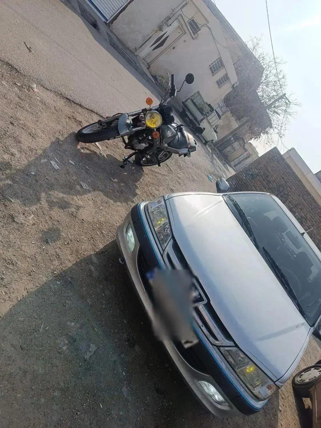 پارس وموتور سیکلت جهت معاوضه|خودرو سواری و وانت|ارومیه, |دیوار