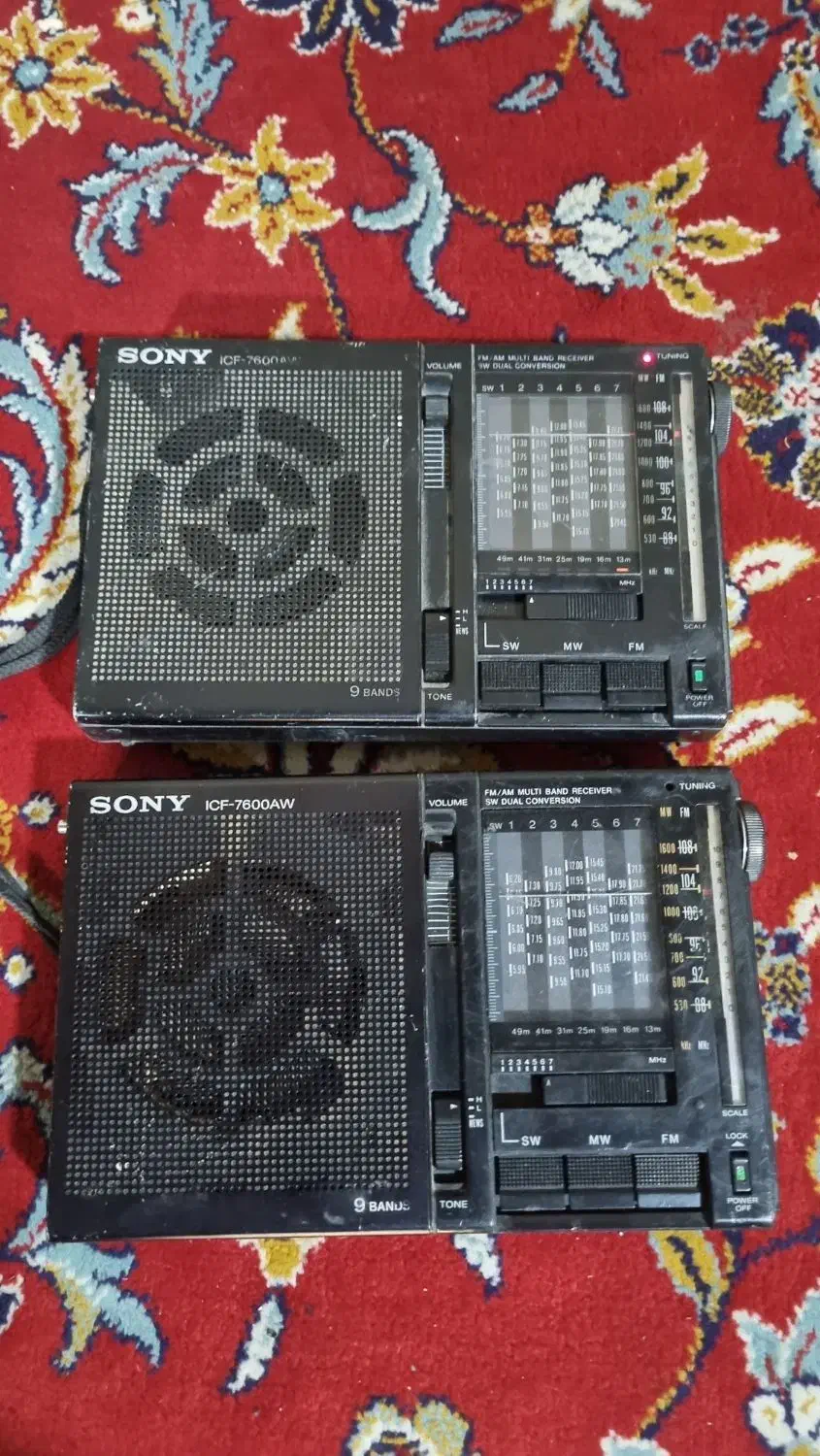 رادیو سونی ۹ موج ژاپن|کلکسیون اشیاء عتیقه|تهران, میدان میوه و تره‌بار مرکزی|دیوار