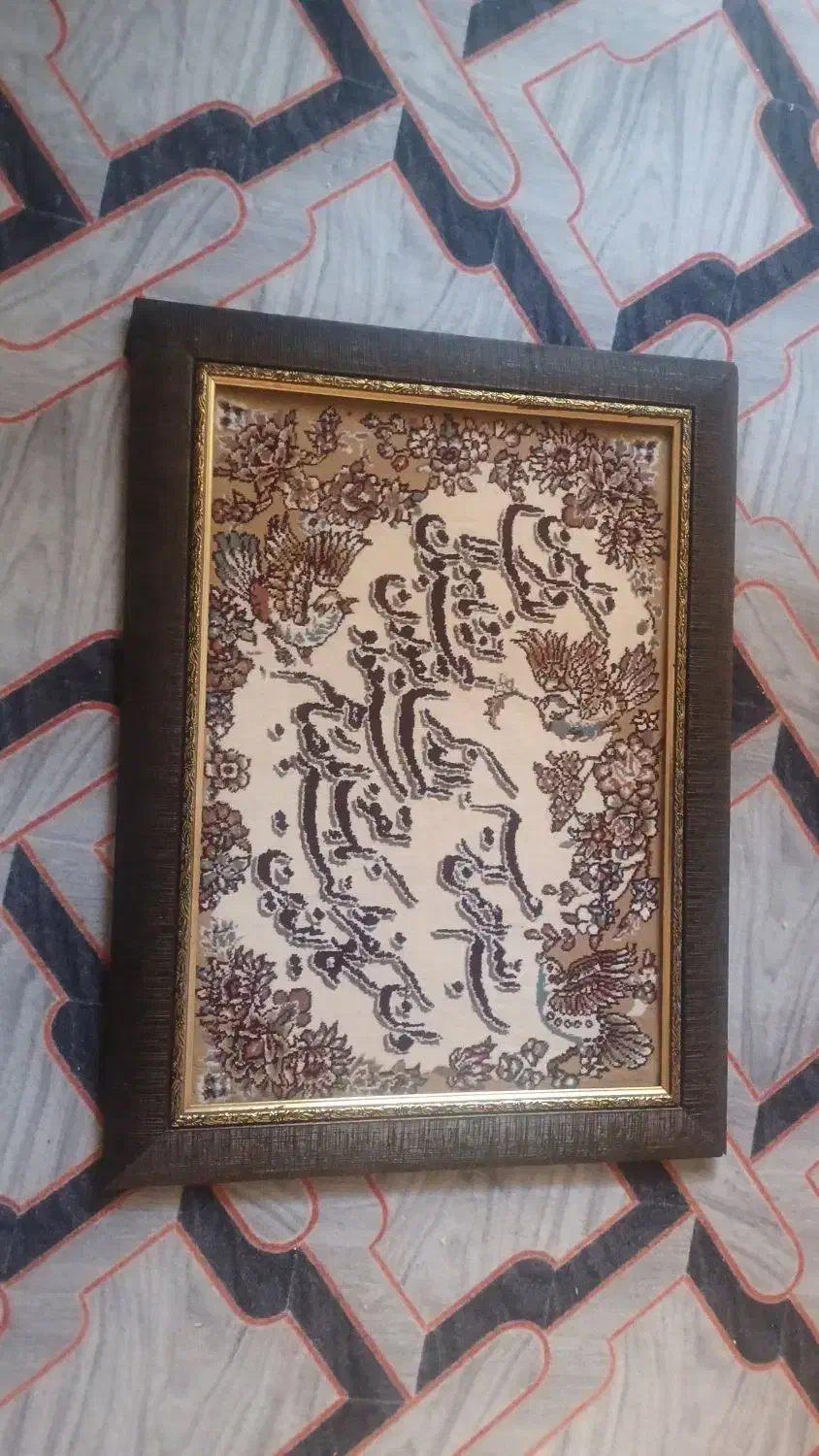 تلبلو فزش ماشینی|تابلو فرش|قم, عمار یاسر|دیوار