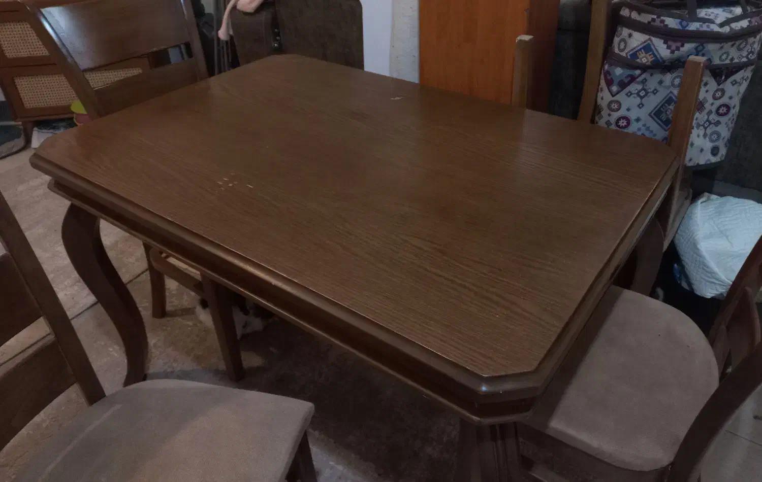 میزناهارخوری ۴ نفره بلوطی|میز و صندلی غذاخوری|تهران, امیریه|دیوار