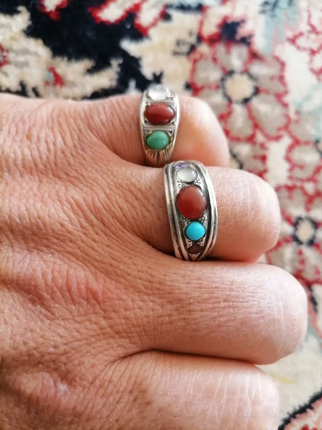 انگشتر ست مردانه زنانه|جواهرات|کاشمر, |دیوار