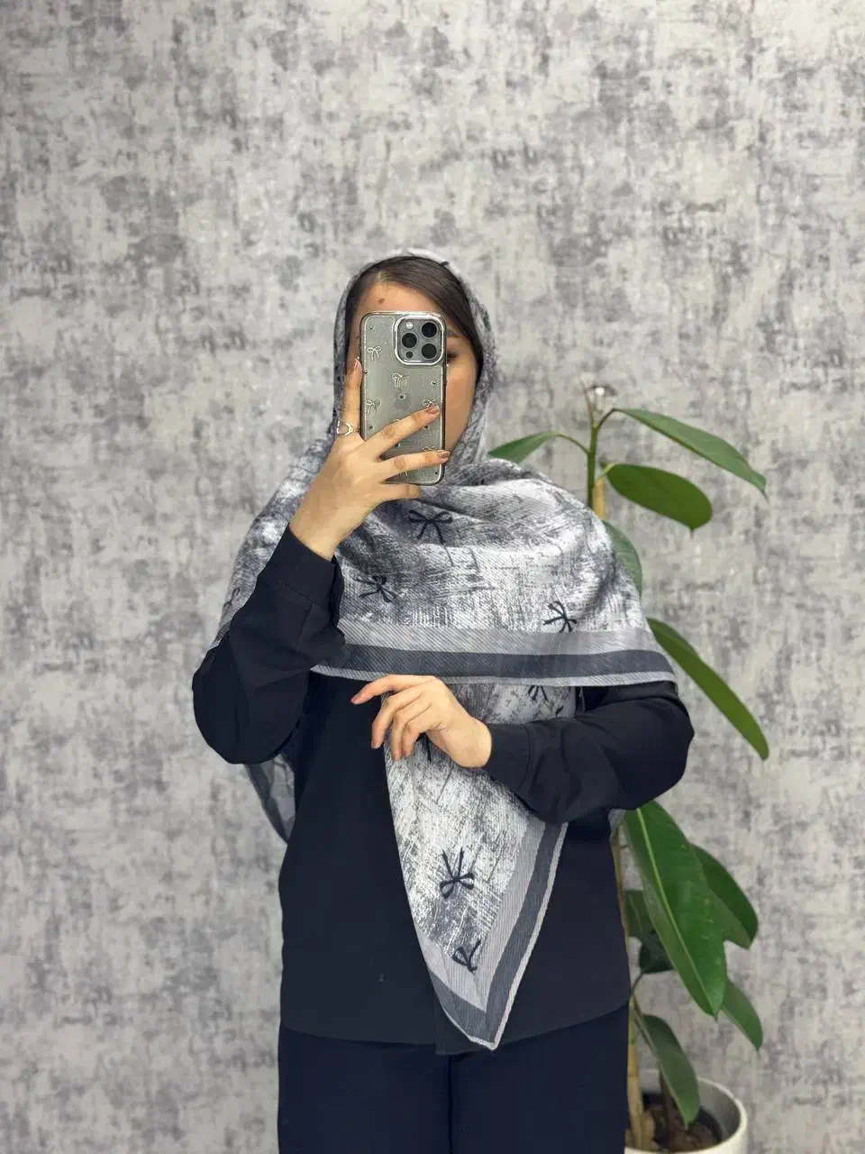 روسری پلیسه پاپیونی|لباس|قم, بکایی|دیوار